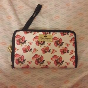 Juicy Couture floral clutch